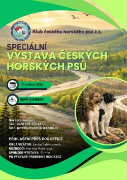 Speciální výstava ČHP  Žamberk 2026